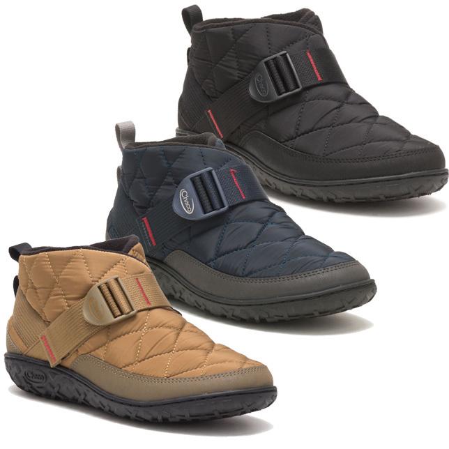 Chaco チャコ メンズ ランブル パフ スリップオン ウィンター シューズ ナイロン フリース | CHACO | 01