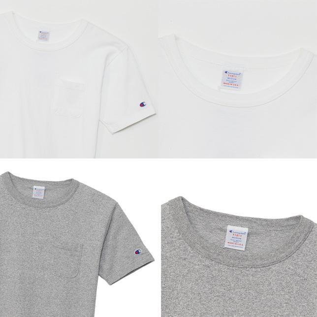 Champion チャンピオン MADE IN USA T1011 ポケット付き US Tシャツ 無地 Tシャツ C5-B303 | Champion | 01