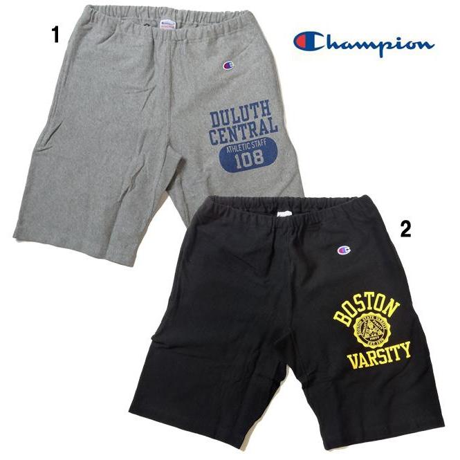Champion チャンピオン リバースウィーブ ショートパンツ ショーツ ロゴ メンズ C3-D502 2カラー | Champion