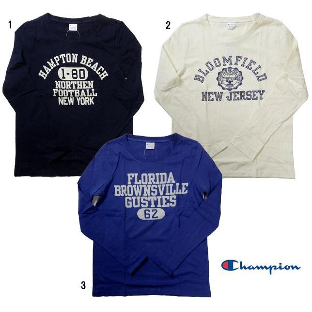 チャンピオン WOMEN ウィメンズ ロングスリーブTシャツ プリント CW-E401 レディース 女性用 | Champion