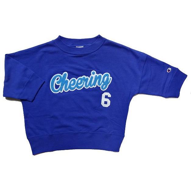 チャンピオン WOMEN クルーネック スウェット シャツ 5分袖 アップリケ CW-F006 レディース 女性用 | Champion | 01