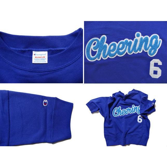 チャンピオン WOMEN クルーネック スウェット シャツ 5分袖 アップリケ CW-F006 レディース 女性用 | Champion | 03