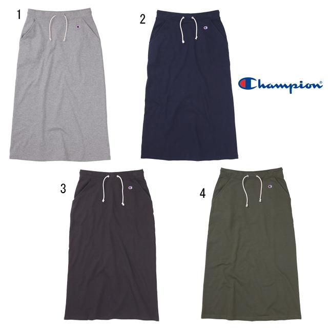 champion チャンピオン ウィメンズ 無地 スウェット ロングスカート レディース CW-H217 | Champion