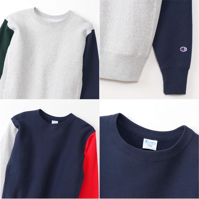 チャンピオン リバースウィーブクルーネックスウェットシャツ C3-S008 クレイジーパターンクルースウェット | Champion | 02