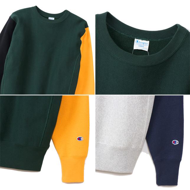 チャンピオン リバースウィーブクルーネックスウェットシャツ C3-S008 クレイジーパターンクルースウェット | Champion | 03