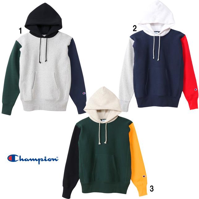 チャンピオン リバースウィーブプルオーバースウェットパーカー C3-S108 クレイジーパターンパーカー | Champion
