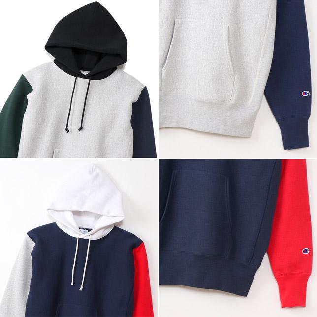 チャンピオン リバースウィーブプルオーバースウェットパーカー C3-S108 クレイジーパターンパーカー | Champion | 02