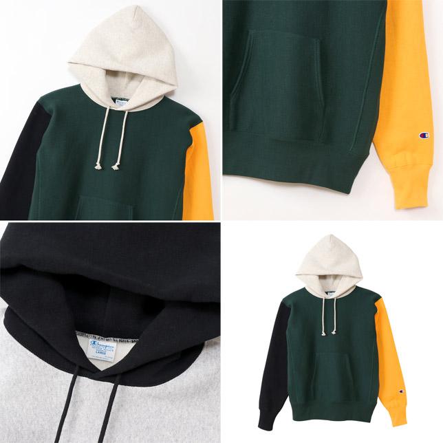 チャンピオン リバースウィーブプルオーバースウェットパーカー C3-S108 クレイジーパターンパーカー | Champion | 03