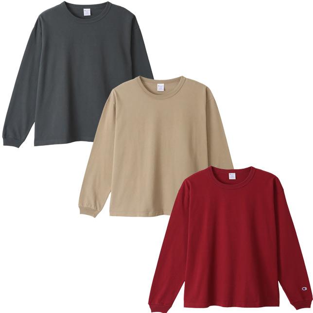 チャンピオン T1011 US ロングスリーブTシャツ MADE IN USA Champion Tシャツ メンズ  無地 C5-U409 | Champion | 01