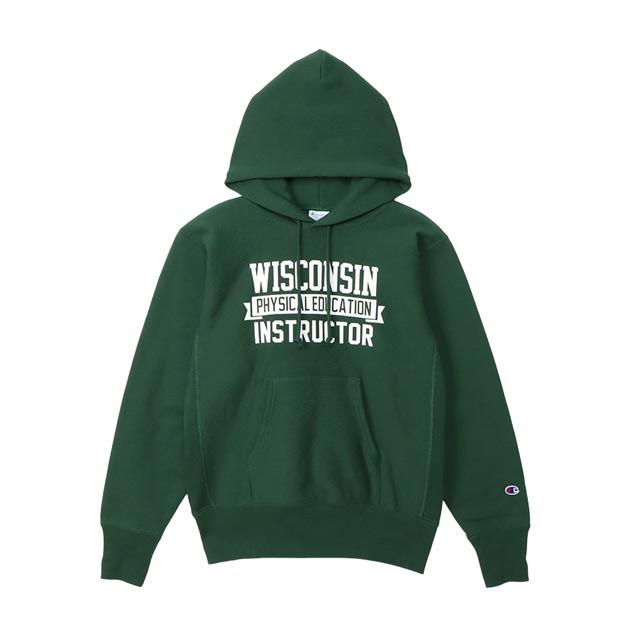 チャンピオン リバースウィーブフーデッドスウェットシャツ C3-Y112 ロゴプリント スウェット パーカー | Champion | 06