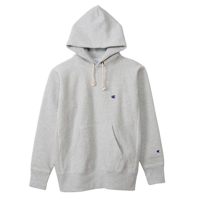 チャンピオン リバースウィーブフーデッドスウェットシャツ C3-Y133 ワンポイント スウェット パーカー | Champion | 04