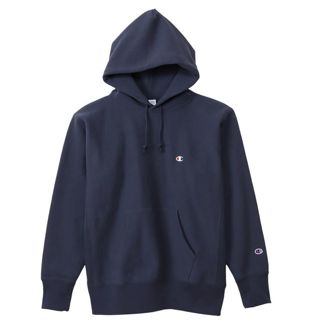 チャンピオン リバースウィーブフーデッドスウェットシャツ C3-Y133 ワンポイント スウェット パーカー | Champion | 06