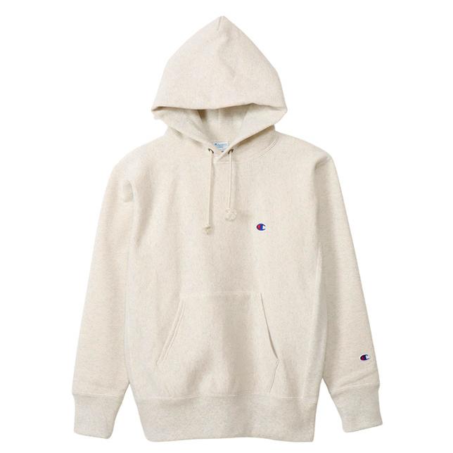 チャンピオン リバースウィーブフーデッドスウェットシャツ C3-Y133 ワンポイント スウェット パーカー | Champion | 07