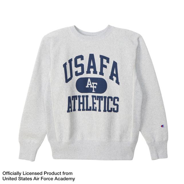 チャンピオン リバースウィーブクルーネックスウェットシャツ C3-Y013 USAFA ロゴプリントクルースウェット | Champion | 04