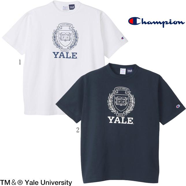 チャンピオン T1011 US Tシャツ MADE IN USA Champion YALE 校章 プリントTシャツ メンズ C5-Z302 | Champion