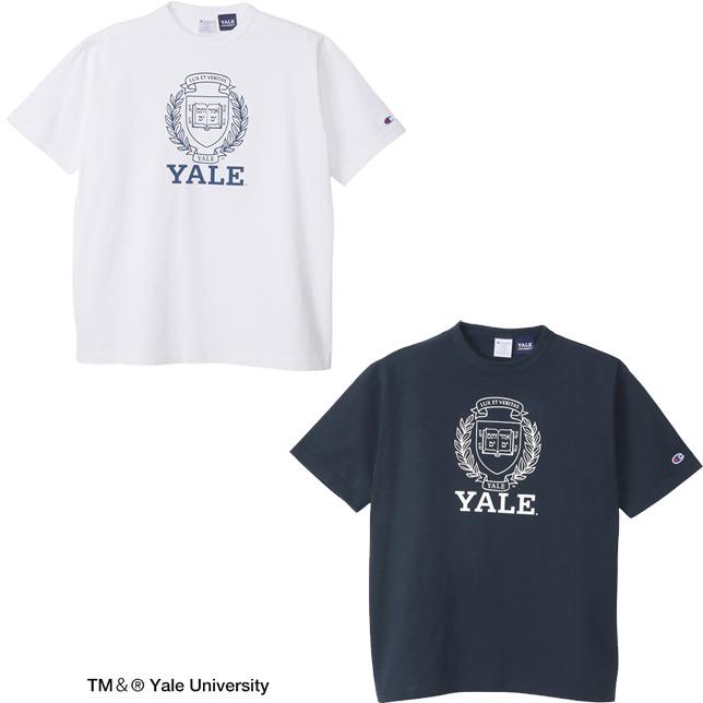 チャンピオン T1011 US Tシャツ MADE IN USA Champion YALE 校章 プリントTシャツ メンズ C5-Z302 | Champion | 01