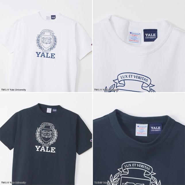 チャンピオン T1011 US Tシャツ MADE IN USA Champion YALE 校章 プリントTシャツ メンズ C5-Z302 | Champion | 02