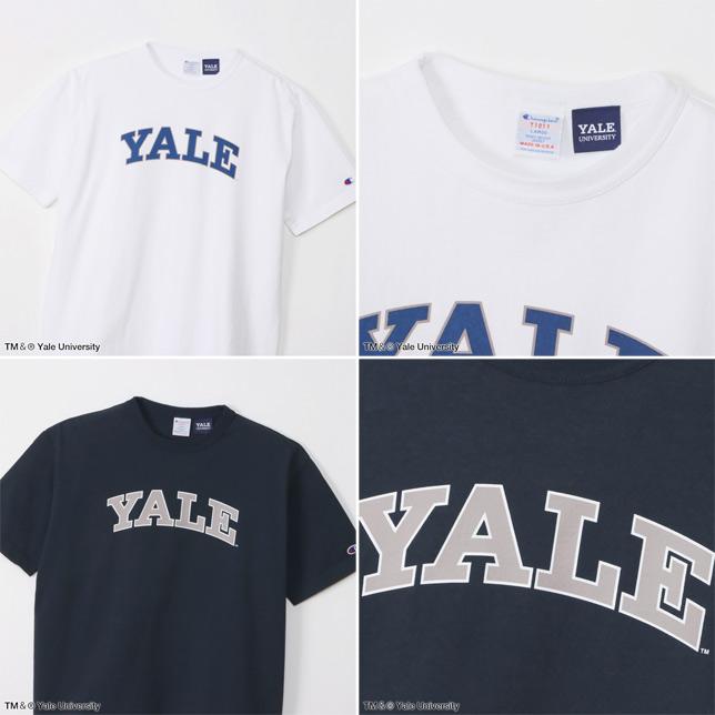チャンピオン T1011 US Tシャツ MADE IN USA Champion YALE 立体ロゴ プリントTシャツ メンズ C5-Z302 | Champion | 02