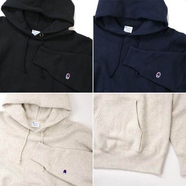 チャンピオン リバースウィーブ 青タグ プルオーバー スウェット パーカー 無地 メンズ C3-W102 | Champion | 02