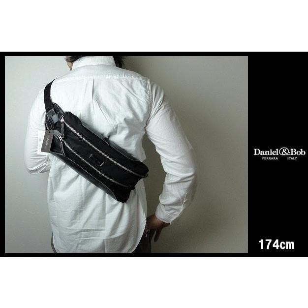 ダニエル＆ボブ ボディバッグ バタフライ デイビス ネイビー レザー ナイロン ダニエル＆ボブ ボディバッグ バタフライ デイビス ネイビー