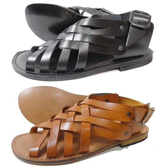 EDER SHOES エダー  シューズ メンズ レザーサンダル 4072 編み込み ウーブン 2カラー | 