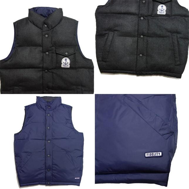 FIDELITY フィデリティ リバーシブル ウールダウンベスト | FIDELITY | 02