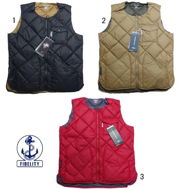FIDELITY フィデリティ ダウンベスト ライト インナーベスト ライトダウンベスト メンズ | FIDELITY