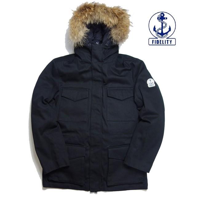 FIDELITY フィデリティ メンズ M-65タイプ ファー 3WAY ダウンジャケット VCS120M | FIDELITY
