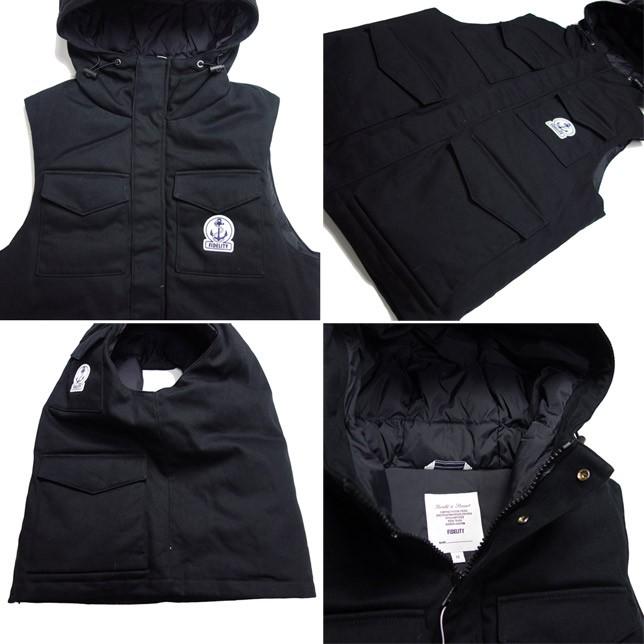 FIDELITY フィデリティ コットンツイル フードダウンベスト VCS119 | FIDELITY | 01