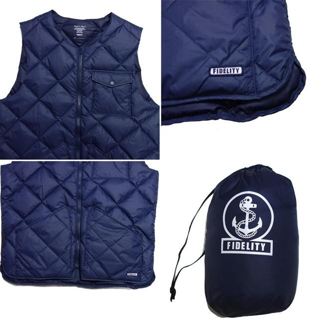 FIDELITY フィデリティ インナー ナイロン ダウンベスト | FIDELITY | 02