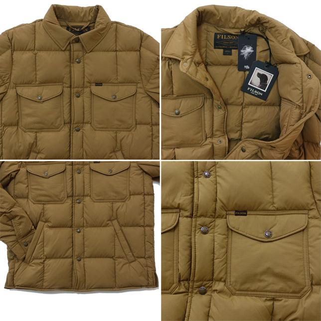 FILSON ライトアウター　シャツジャケット　新品 FILSON フィルソン ライトウェイト ダウン ジャックシャツ