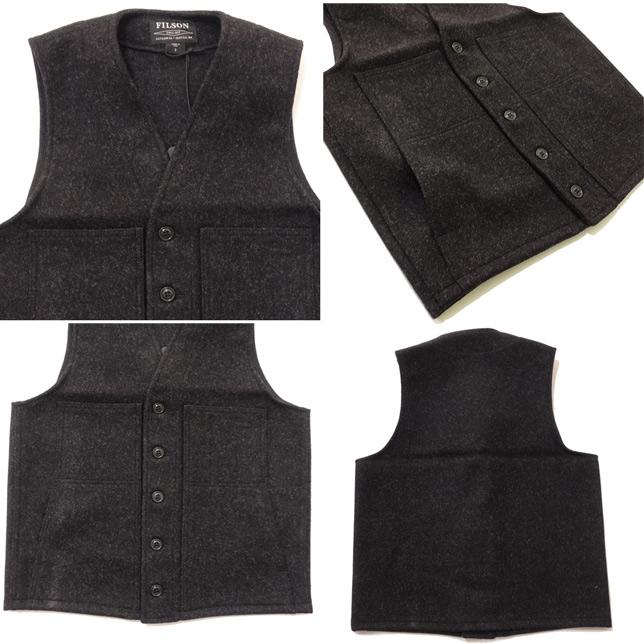 FILSON フィルソン マッキノー ウール ベスト #10055 前開き 前ボタン ベスト | FILSON | 02