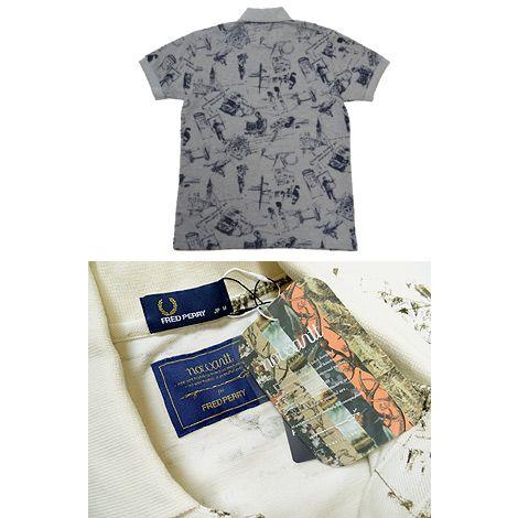 FRED PERRY フレッドペリー ポロシャツ 半袖 メンズ 総柄 プリント ポロシャツ F1406 ロンドン | FRED PERRY | 03