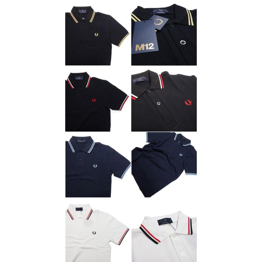 フレッドペリー　M12n FRED PERRY（フレッドペリー） シャツ M12N 2本 ライン ポロシャツ
