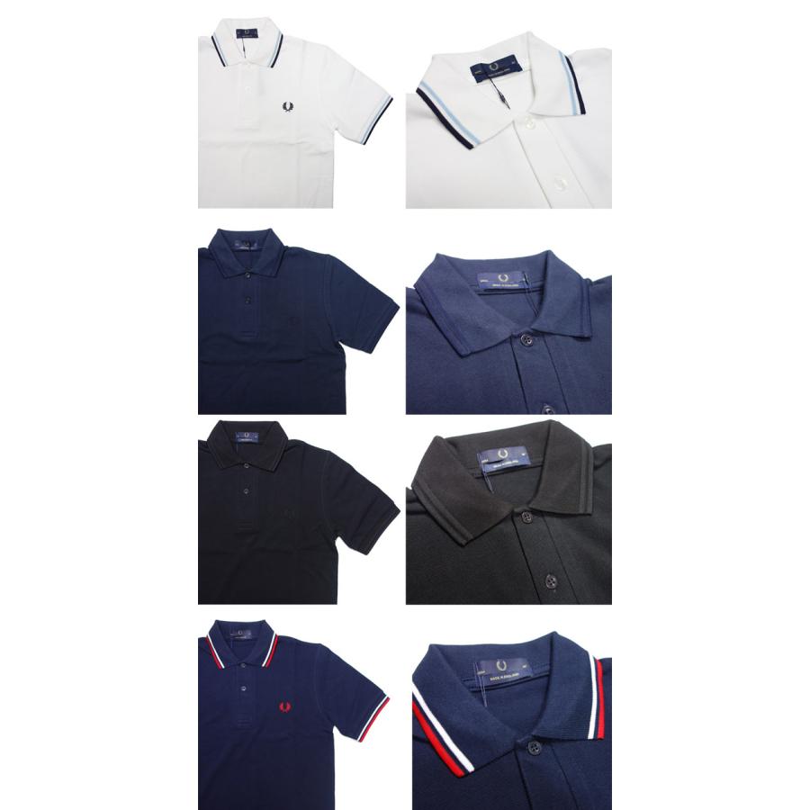 FRED PERRY（フレッドペリー） シャツ M12N 2本 ライン ポロシャツ