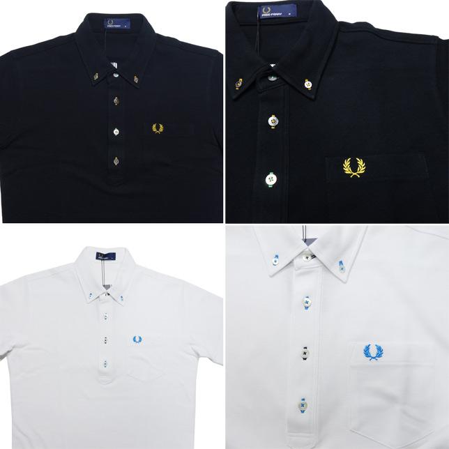 フレッドペリー メンズ ボタンダウン ポロシャツ F1542 ボタン糸 配色 FRED PERRY | FRED PERRY | 01