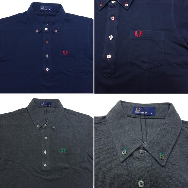 フレッドペリー メンズ ボタンダウン ポロシャツ F1542 ボタン糸 配色 FRED PERRY | FRED PERRY | 02