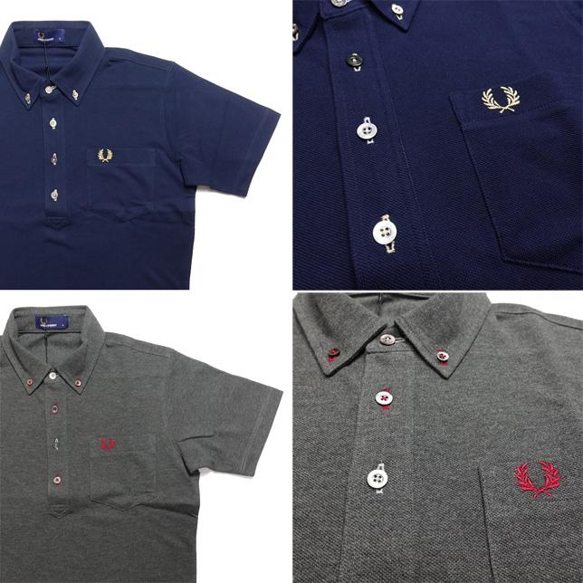 フレッドペリー メンズ ボタンダウン ポロシャツ F1542 ボタン糸 配色 FRED PERRY 2019 | FRED PERRY | 02