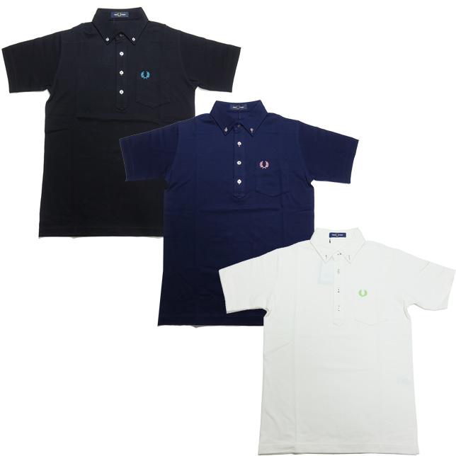 フレッドペリー メンズ ボタンダウン ポロシャツ F1819 ボタン糸 配色 FRED PERRY 2020 | FRED PERRY | 01