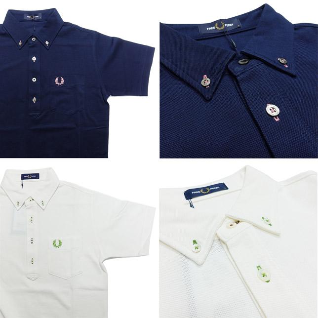 フレッドペリー メンズ ボタンダウン ポロシャツ F1819 ボタン糸 配色 FRED PERRY 2020 | FRED PERRY | 03