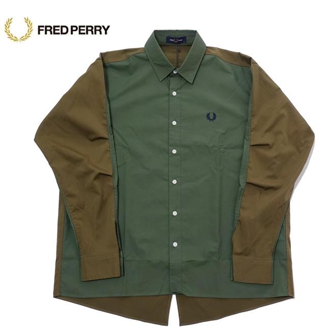 フレッドペリー メンズ フィッシュテール シャツ F4595 FRED PERRY FISHTAIL SHIRT | FRED PERRY
