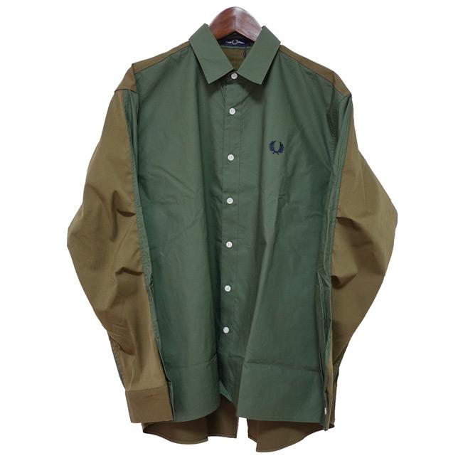 フレッドペリー メンズ フィッシュテール シャツ F4595 FRED PERRY FISHTAIL SHIRT | FRED PERRY | 01