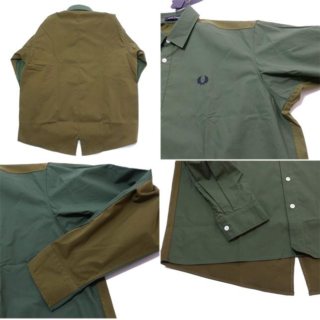 フレッドペリー メンズ フィッシュテール シャツ F4595 FRED PERRY FISHTAIL SHIRT | FRED PERRY | 02