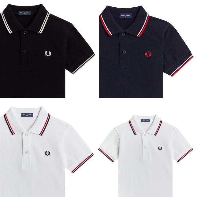 フレッドペリー キッズ ラインポロシャツ SY3660 FRED PERRY KIDS 子供 ジュニア | FRED PERRY | 02