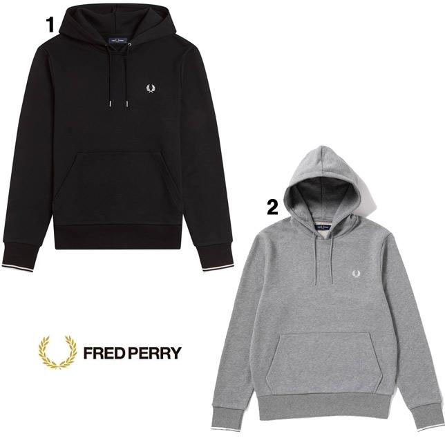 フレッドペリー スウェットパーカー FRED PERRY M2643 Tipped Hooded Sweatshirt | FRED PERRY