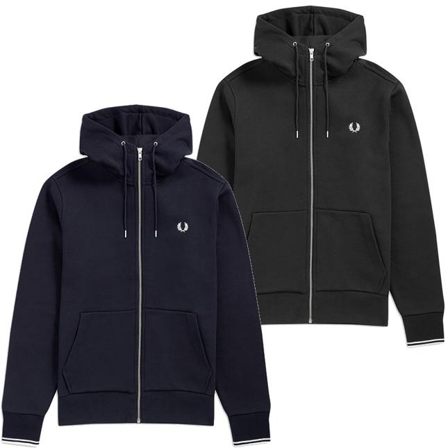 フレッドペリー ジップスルースウェットパーカー J7536 ジップパーカー FRED PERRY Hooded Zip Through Sweatshirt | FRED PERRY | 01