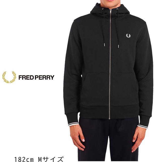 フレッドペリー ジップスルースウェットパーカー J7536 ジップパーカー FRED PERRY Hooded Zip Through Sweatshirt | FRED PERRY | 02