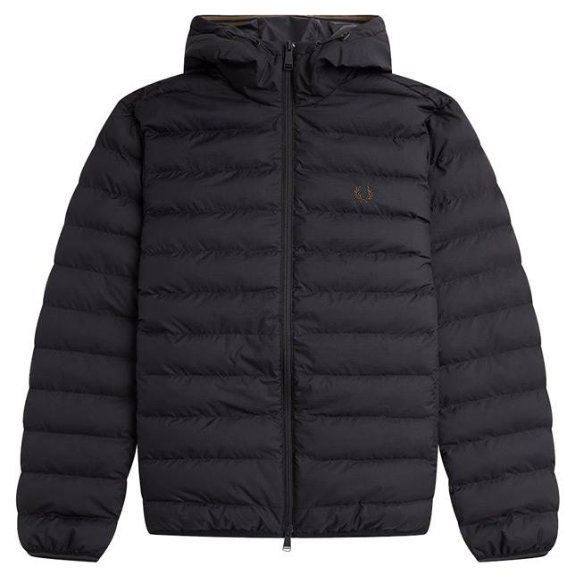 フレッドペリー フーデッド インシュレイテッド ジャケット J4565 中綿パーカージャケット FREDPERRY Hooded Insulated Jacket | FRED PERRY | 01