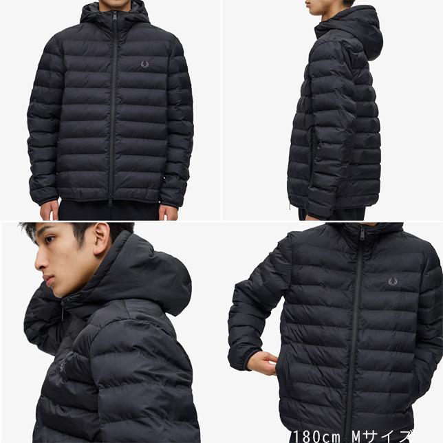 フレッドペリー フーデッド インシュレイテッド ジャケット J4565 中綿パーカージャケット FREDPERRY Hooded Insulated Jacket | FRED PERRY | 02