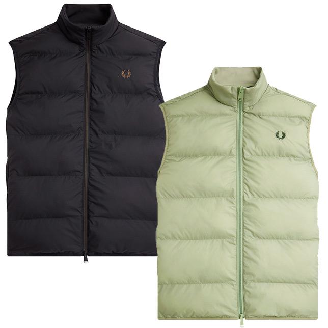 フレッドペリー インシュレイテッド ジレ J4566 中綿ベスト FREDPERRY Insulated Gilet | FRED PERRY | 01